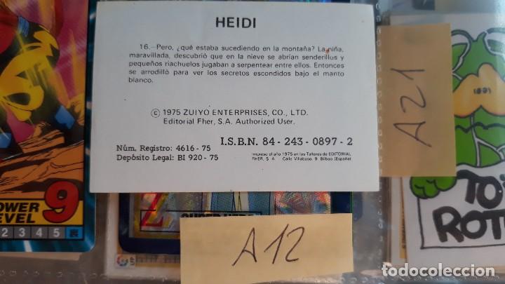 Coleccionismo cromos antiguos: HEIDI FHER N 16 NUEVO - Foto 2