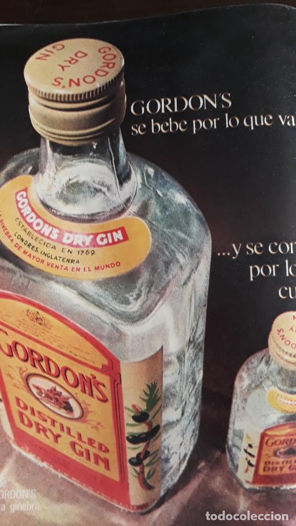 Coleccionismo cromos antiguos: ANUNCIO GINEBRA GORDONS GORDON GIN