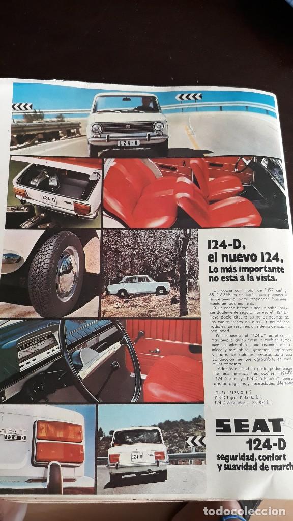 Coleccionismo cromos antiguos: ANUNCIO SEAT 124 D - Foto 1