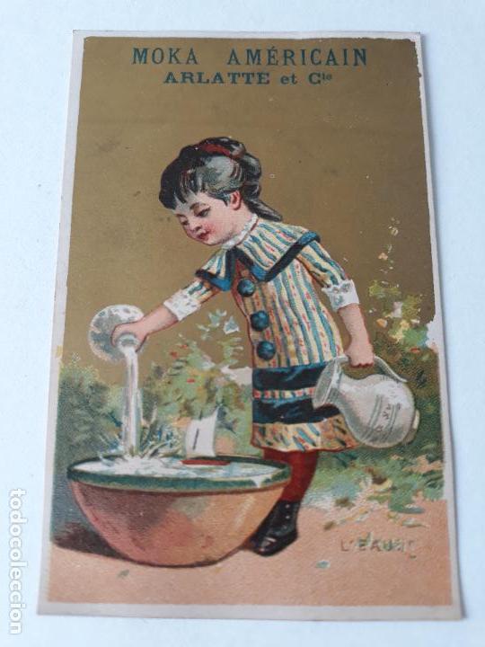 Coleccionismo cromos antiguos: Cromo siglo XIX ni&ntilde;a - Foto 1