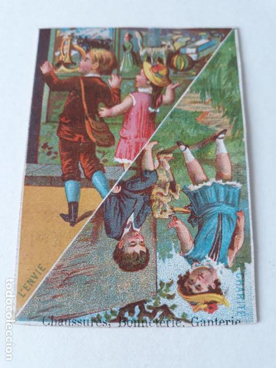 Coleccionismo cromos antiguos: Cromo siglo XIX virtudes y defectos - Foto 1
