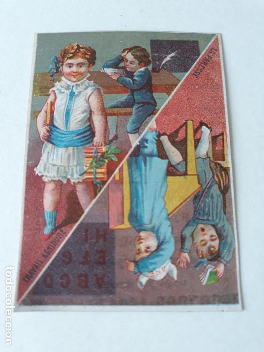 Coleccionismo cromos antiguos: Cromo siglo XIX virtudes y defectos - Foto 1