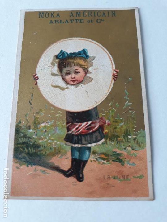 Coleccionismo cromos antiguos: Cromo siglo XIX ni&ntilde;a - Foto 1