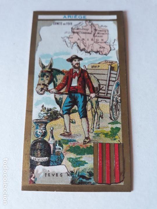Collezionismo Figurine antiche: Francia tipo y mapa cromo siglo XIX