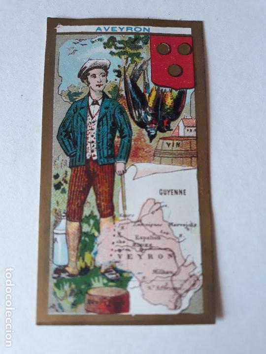 Collezionismo Figurine antiche: Francia tipo y mapa cromo siglo XIX