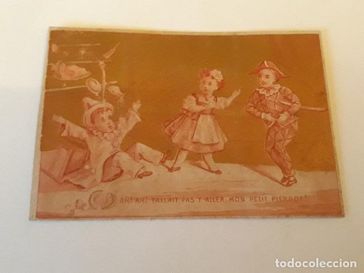 Coleccionismo cromos antiguos: Arlequines cromo siglo XIX - Foto 1