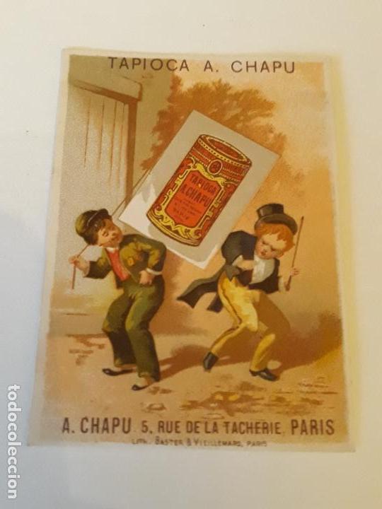 Coleccionismo cromos antiguos: Publicidad tapioca cromo siglo XIX - Foto 1
