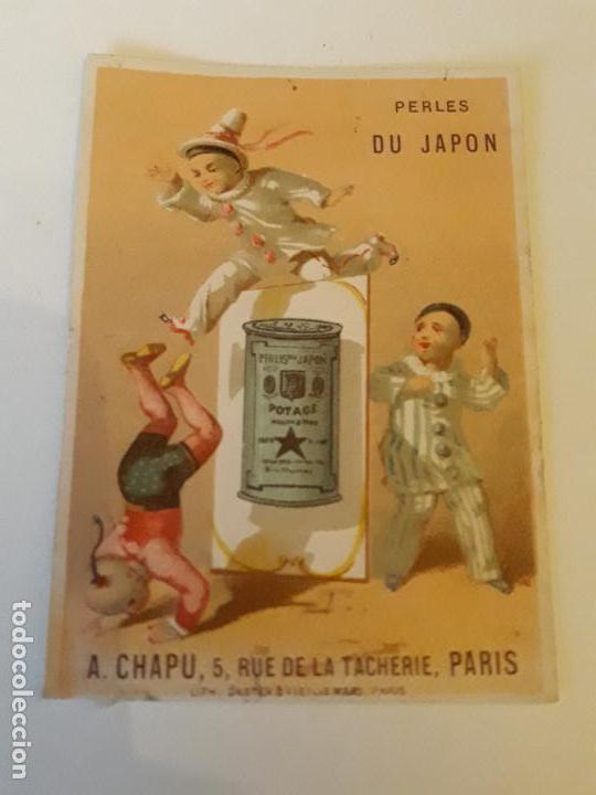 Coleccionismo cromos antiguos: Arlequines cromo siglo XIX - Foto 1