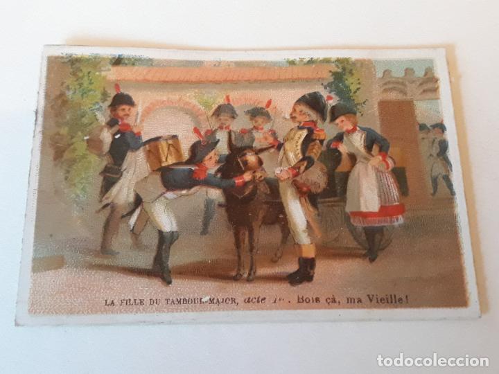 Colecionismo Cromos antigos: Obra de teatro cromo siglo XIX