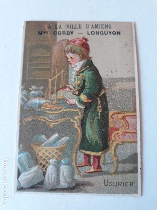 Coleccionismo cromos antiguos: USURERO CROMO SIGLO XIX - Foto 1