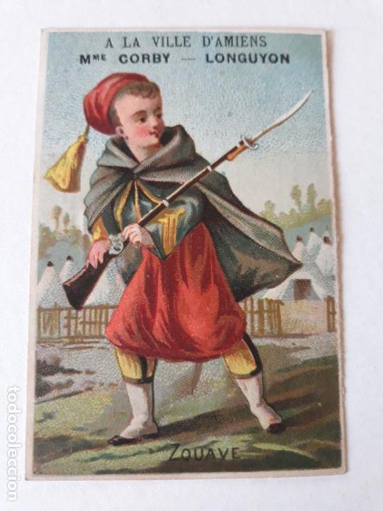 Coleccionismo cromos antiguos: SOLDADO CROMO SIGLO XIX - Foto 1