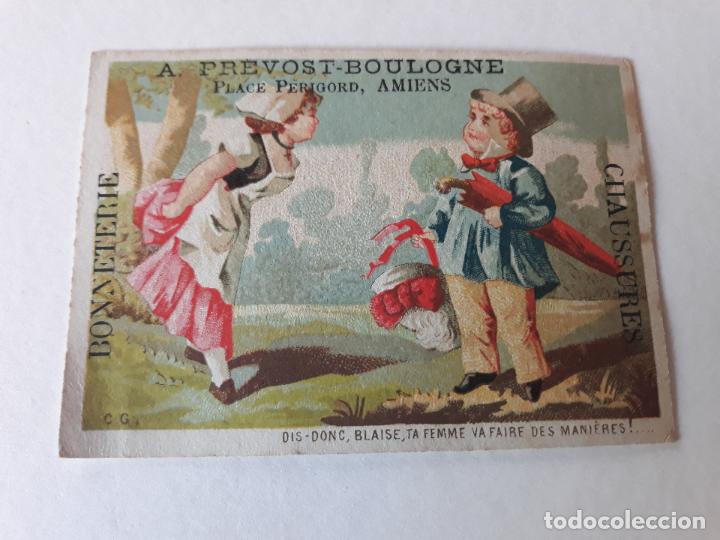 Sammeln alte Sammelbilder: PAREJA EN EL CAMPO CROMO SIGLO XIX