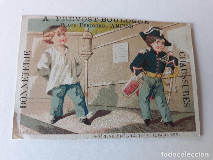 Coleccionismo cromos antiguos: GENDARME CROMO SIGLO XIX