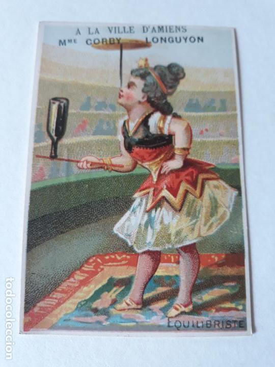 Coleccionismo cromos antiguos: EQUILIBRISTA CROMO SIGLO XIX - Foto 1