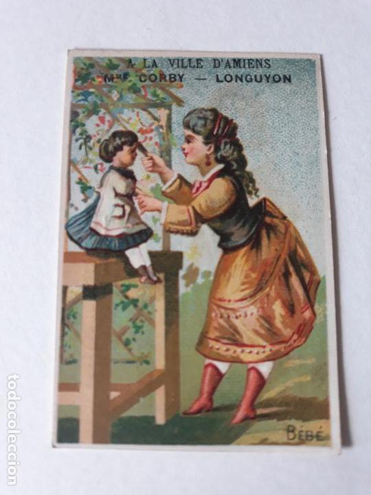 Coleccionismo cromos antiguos: BEBE CROMO SIGLO XIX