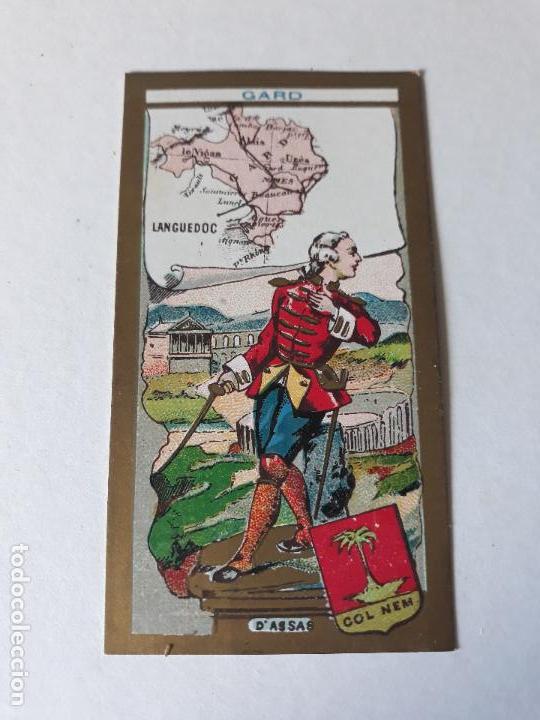Coleccionismo cromos antiguos: FRANCIA TIPO Y MAPA CROMO SIGLO XIX - Foto 1