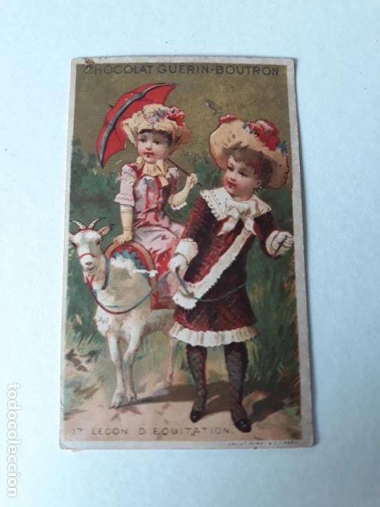Coleccionismo cromos antiguos: PASEO EN CABRA CROMO SIGLO XIX - Foto 1