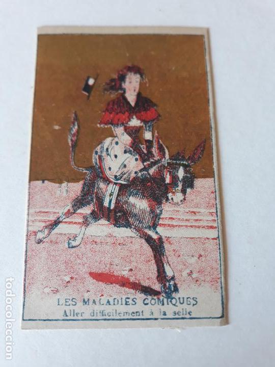 Coleccionismo cromos antiguos: ESCENA COMICA CROMO SIGLO XIX - Foto 1