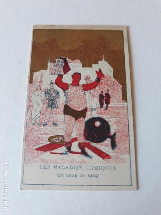 Coleccionismo cromos antiguos: ESCENA COMICA CROMO SIGLO XIX - Foto 1
