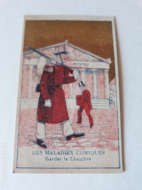 Coleccionismo cromos antiguos: ESCENA COMICA CROMO SIGLO XIX - Foto 1