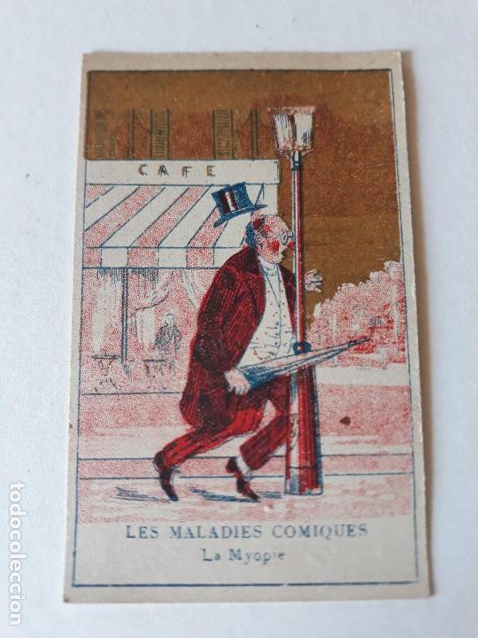 Coleccionismo cromos antiguos: ESCENA COMICA CROMO SIGLO XIX - Foto 1
