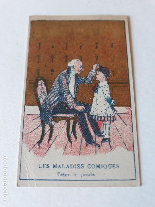 Coleccionismo cromos antiguos: ESCENA COMICA CROMO SIGLO XIX - Foto 1