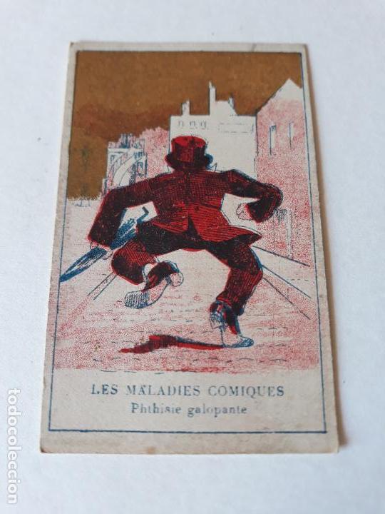 Coleccionismo cromos antiguos: ESCENA COMICA CROMO SIGLO XIX - Foto 1