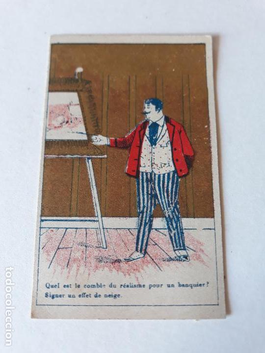Coleccionismo cromos antiguos: ESCENA COMICA CROMO SIGLO XIX - Foto 1
