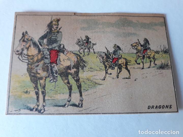 Coleccionismo cromos antiguos: DRAGONES CROMO SIGLO XIX - Foto 1