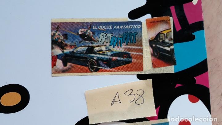 Coleccionismo Cromos antiguos: CROMO CHICLE EL COCHE FANTASTICO Knight Rider DAVID HASSELHOFF