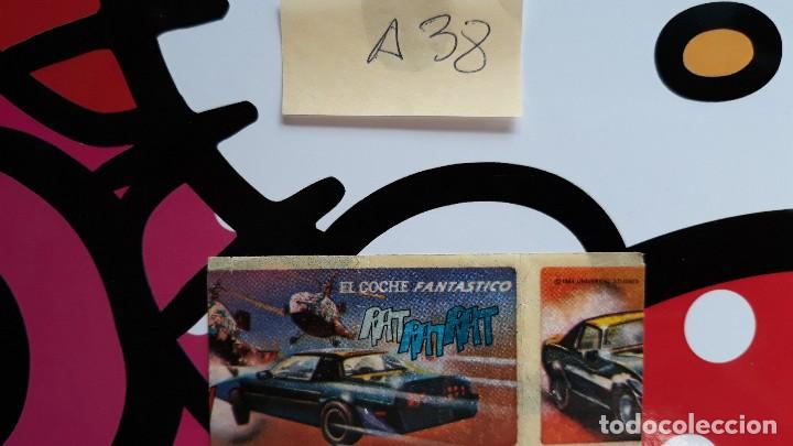 Coleccionismo Cromos antiguos: CROMO CHICLE EL COCHE FANTASTICO Knight Rider DAVID HASSELHOFF