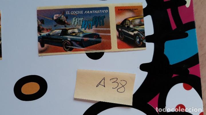 Coleccionismo Cromos antiguos: CROMO CHICLE EL COCHE FANTASTICO Knight Rider DAVID HASSELHOFF