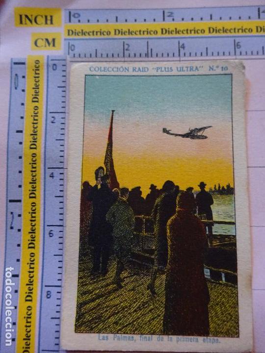 Collezionismo Figurine antiche: ANTIGUO CROMO DROGUER&Iacute;A VICENTE MART&Iacute;NEZ MELILLA. COLECCION RAID PLUS ULTRA AVI&Oacute;N. 10
