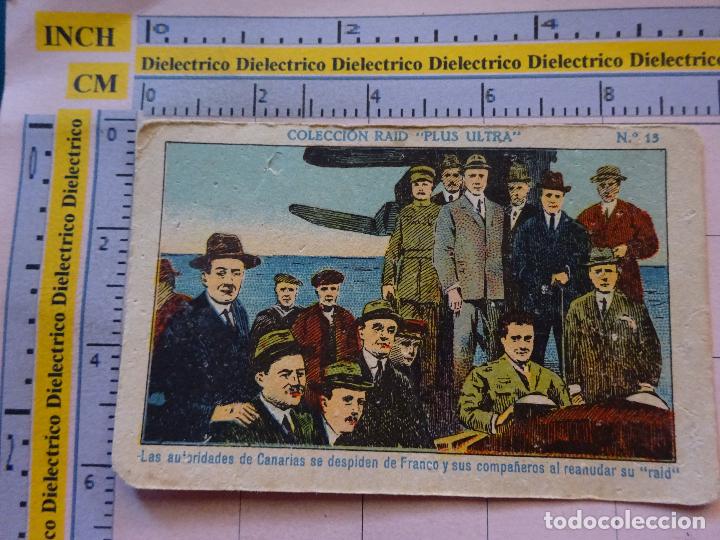 Collezionismo Figurine antiche: ANTIGUO CROMO DROGUER&Iacute;A VICENTE MART&Iacute;NEZ MELILLA. COLECCION RAID PLUS ULTRA AVI&Oacute;N. 13