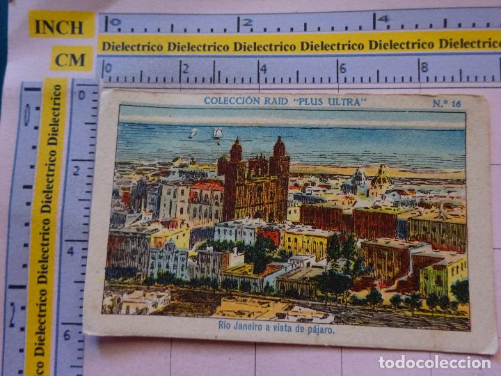 Collectionnisme Cartes &agrave; collectionner anciennes: ANTIGUO CROMO DROGUER&Iacute;A VICENTE MART&Iacute;NEZ MELILLA. COLECCION RAID PLUS ULTRA AVI&Oacute;N. 16