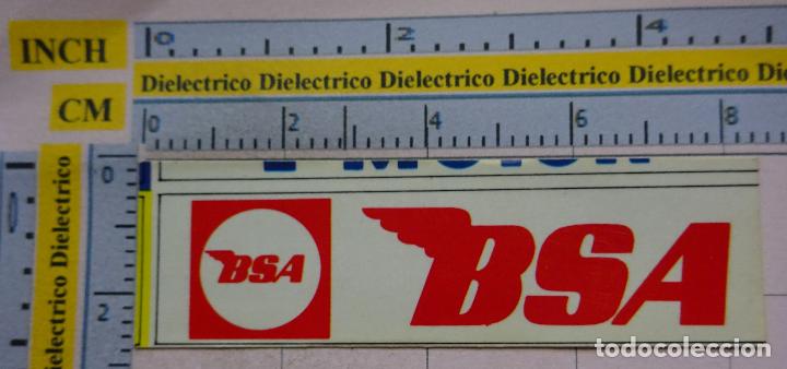 Collectable Antique Stickers: ANTIGUO CROMO CROMITO. BSA MOTOS MOTOCICLETAS