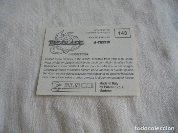 Coleccionismo cromos antiguos: BEYBLADE CROMO N&ordm; 143 PANINI - Foto 2