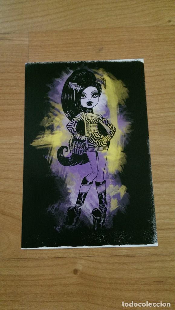 Coleccionismo cromos antiguos: POSTAL MONSTER HIGH N&ordm; 84 CLAWDEEN WOLF - Foto 1