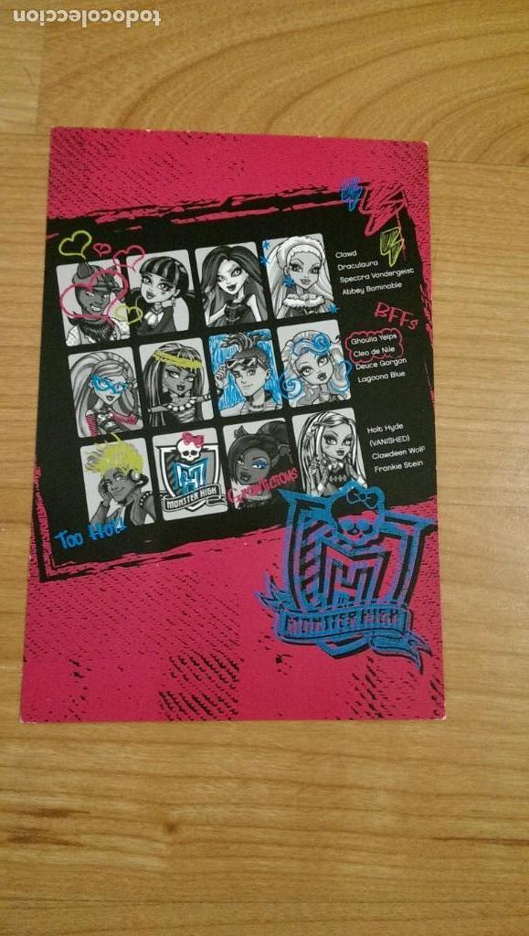 Coleccionismo cromos antiguos: POSTAL MONSTER HIGH N&ordm; 108 - Foto 1