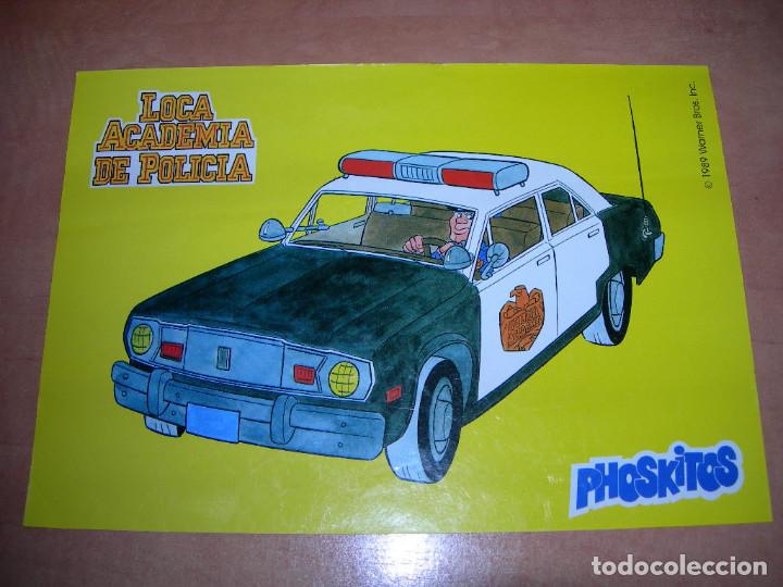 Coleccionismo cromos antiguos: DIF&Iacute;CIL CROMO / SUPER ADHESIVO N&ordm; 7 DE LA COLECCI&Oacute;N LOCA ACADEMIA DE POLIC&Iacute;A DE PHOSKITOS A&Ntilde;O 1989