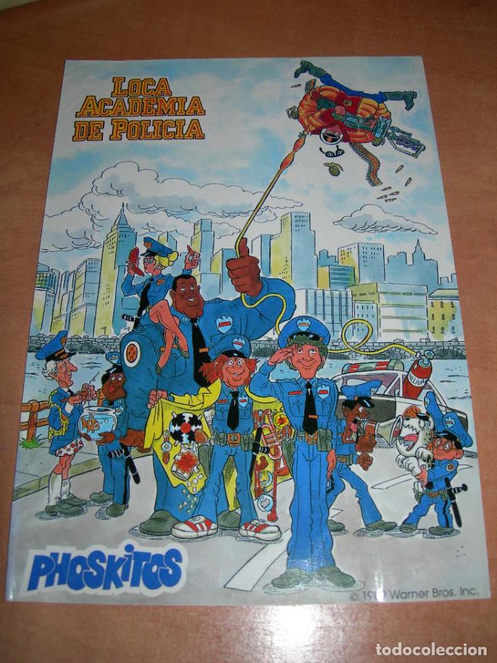 Coleccionismo Cromos antiguos: DIF&Iacute;CIL CROMO / SUPER ADHESIVO N&ordm; 8 DE LA COLECCI&Oacute;N LOCA ACADEMIA DE POLIC&Iacute;A DE PHOSKITOS A&Ntilde;O 1989
