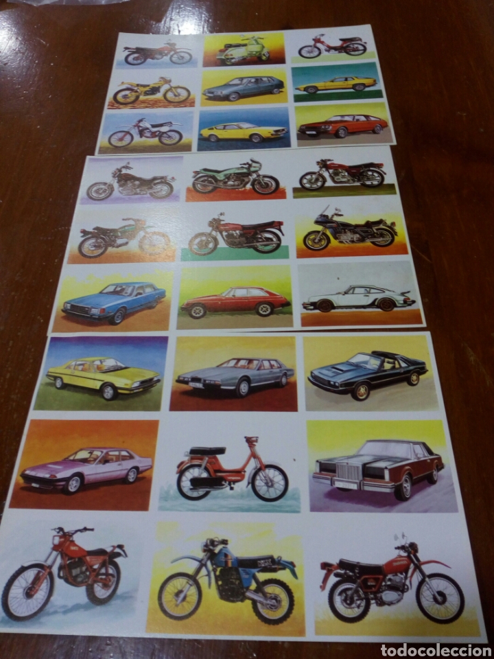 Collectionnisme Cartes &agrave; collectionner anciennes: Maga- l&aacute;minas 9 cromos, a todo gas