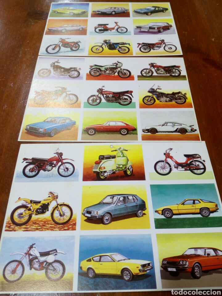 Collectionnisme Cartes &agrave; collectionner anciennes: Maga- l&aacute;minas 9 cromos, a todo gas