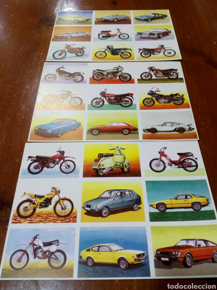 Collectionnisme Cartes &agrave; collectionner anciennes: Maga- l&aacute;minas 9 cromos, a todo gas