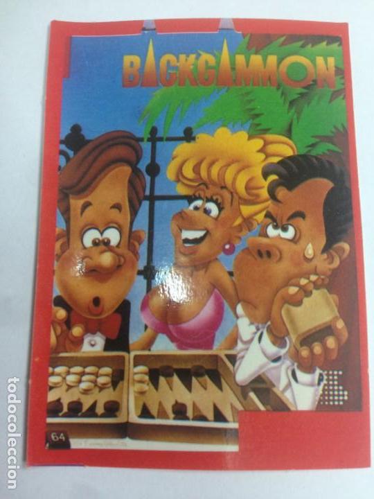 Collectionnisme Cartes &agrave; collectionner anciennes: CROMO BOLLYCAO COLECCION JUEGOS MSX PARA HIT BIT SONY CON TRASERA