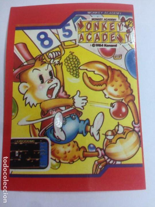 Collectionnisme Cartes &agrave; collectionner anciennes: CROMO BOLLYCAO COLECCION JUEGOS MSX PARA HIT BIT SONY CON TRASERA