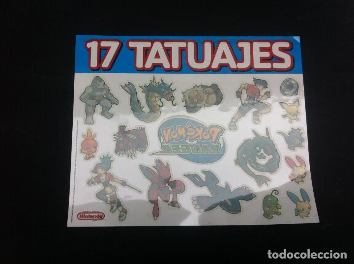 Sammeln alte Sammelbilder: 17 TATUAJES POK&Eacute;MON RANGER. REVISTA NINTENDO