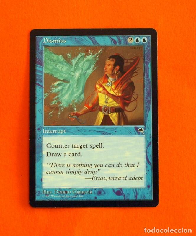 Coleccionismo cromos antiguos: Magic The Gathering - Dismiss, Interrupt - Deckmaster 1997 - Foto 1