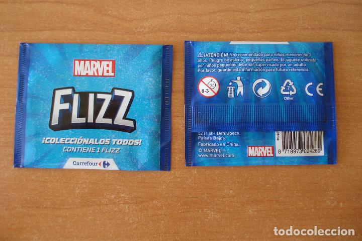 Coleccionismo cromos antiguos: Lote de 15 SOBRES DE CROMOS MARVEL FLIZZ. - Foto 1