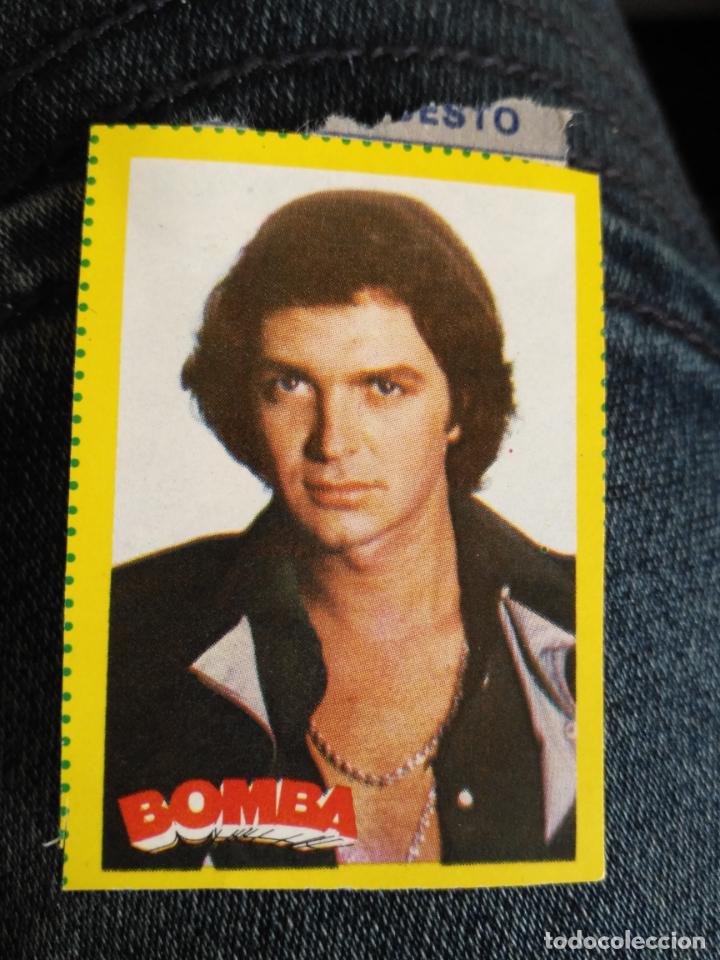 Coleccionismo cromos antiguos: antiguo cromo recuperado del album coleccionable de la revista bomba famosos - camilo sesto